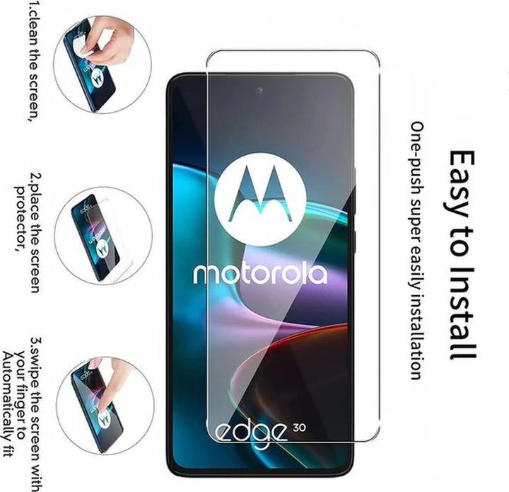 Motorola Moto Edge 30 Screenprotector Gehard 9H – Anti-kras – Tempered Glas – 1-Pack-Ilumina Benelux