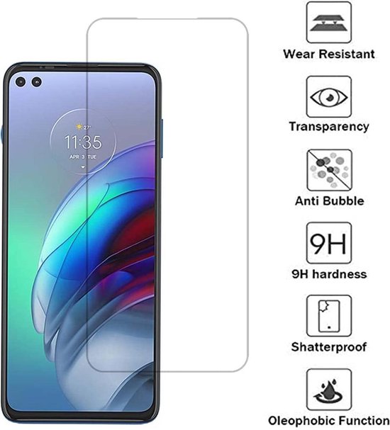 Motorola Moto G100 Screenprotector Gehard 9H – Anti-kras – 2-Pack Tempered Glas-Ilumina Benelux