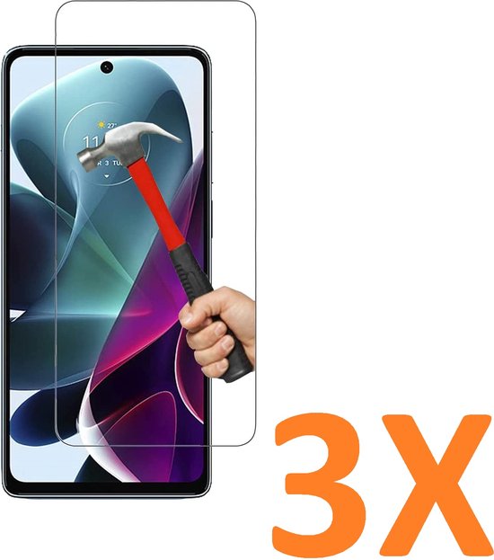 Motorola Moto G200 5G – Gehard Glas – 9H Anti-kras – 3-Pack Tempered Glas-Ilumina Benelux