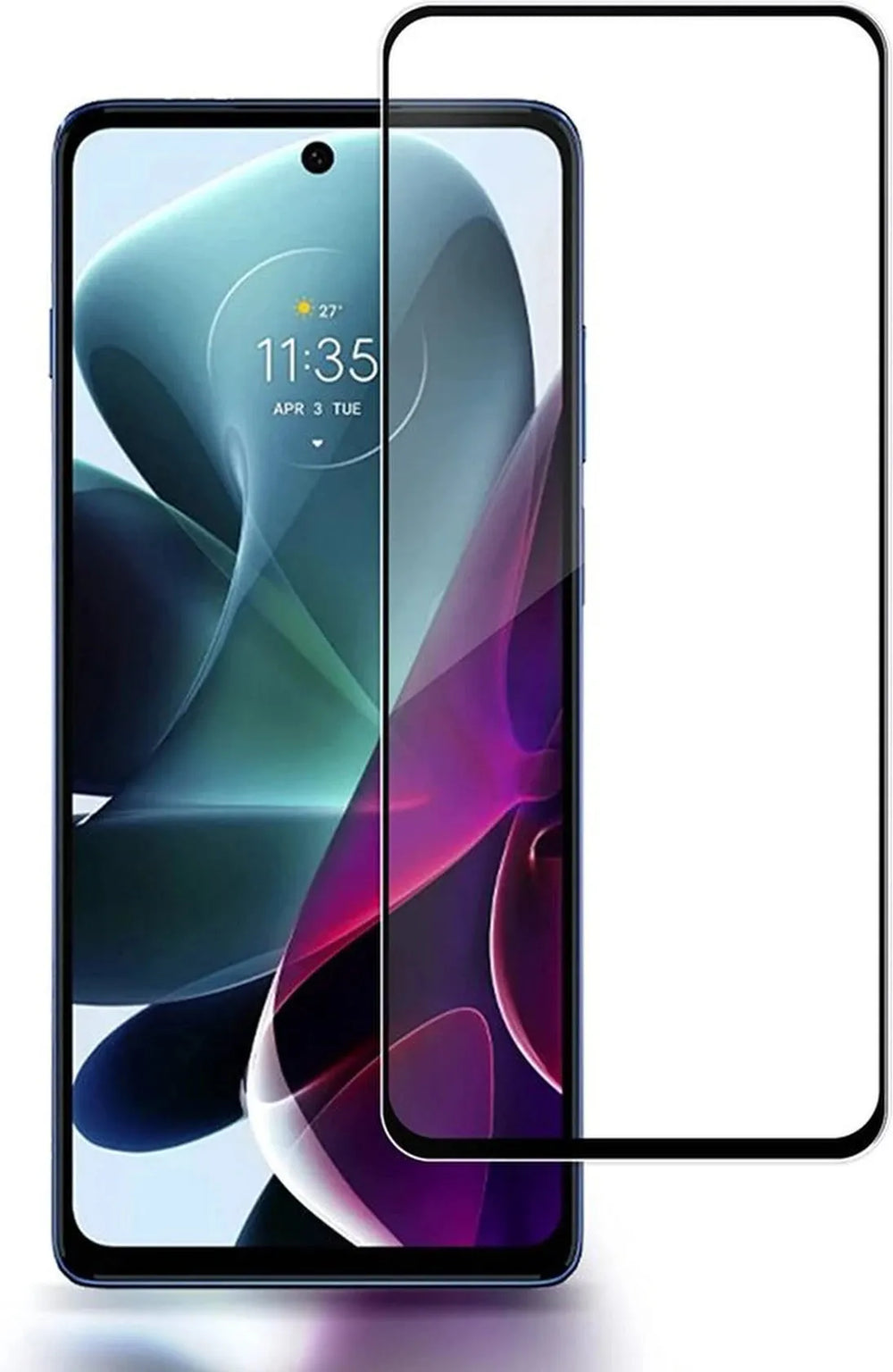 Motorola Moto G200 5G Screenprotector Full Cover Screenprotector Gehard 9H – 1-Pack-Ilumina Benelux
