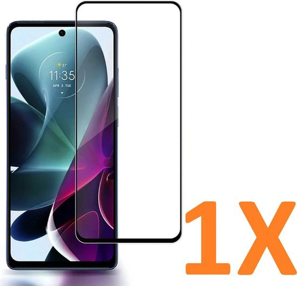 Motorola Moto G200 5G Screenprotector Full Cover Screenprotector Gehard 9H – 1-Pack-Ilumina Benelux