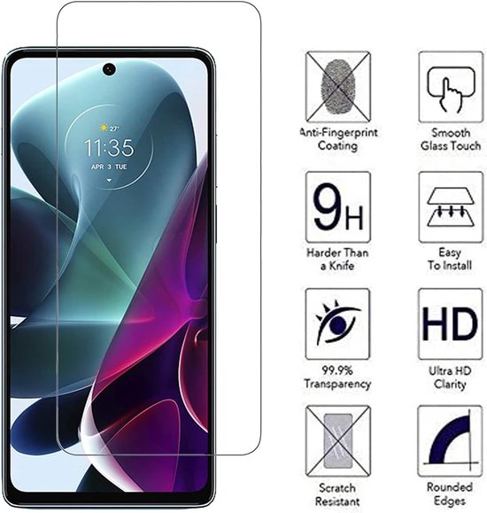 Motorola Moto G200 5G Screenprotector Gehard 9H – Anti-kras – 3-Pack-Ilumina Benelux