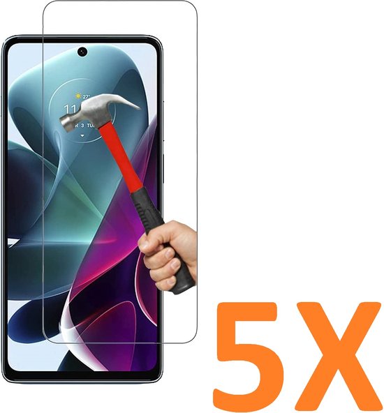 Motorola Moto G200 5G Screenprotector Gehard 9H – Anti-kras – 5-Pack-Ilumina Benelux
