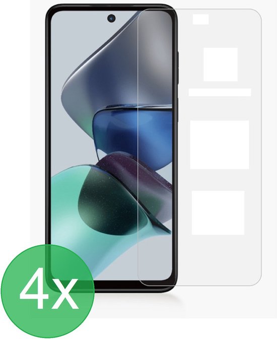 Motorola Moto G23 Screenprotector Gehard 9H – Anti-kras – 4-Pack-Ilumina Benelux