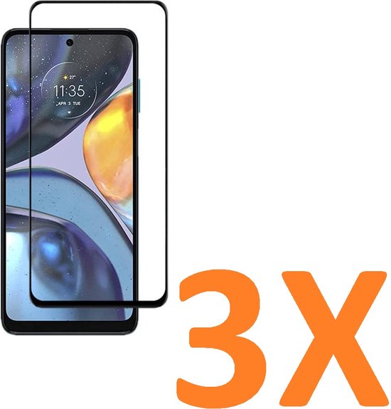 Motorola Moto G31/G41 Screenprotector Full Cover Screenprotector Gehard 9H – 3-Pack-Ilumina Benelux