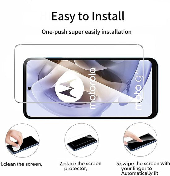 Motorola Moto G31/G41 Screenprotector Gehard 9H – Anti-kras – 5-Pack-Ilumina Benelux