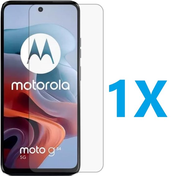 Motorola Moto G34 Screenprotector Gehard 9H – Anti-kras – 1-Pack-Ilumina Benelux