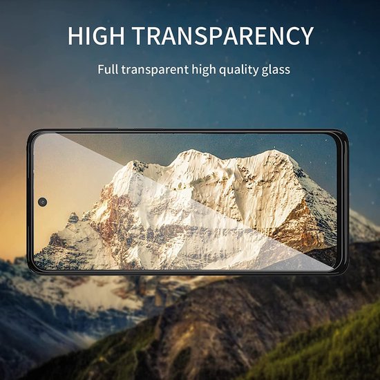 Motorola Moto G42 Screenprotector Full Cover Screenprotector Gehard 9H – 1-Pack-Ilumina Benelux