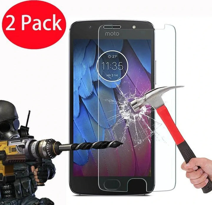 Motorola Moto G5 Plus Screenprotector Gehard 9H – Anti Kras – Tempered Glas 1-Pack-Ilumina Benelux