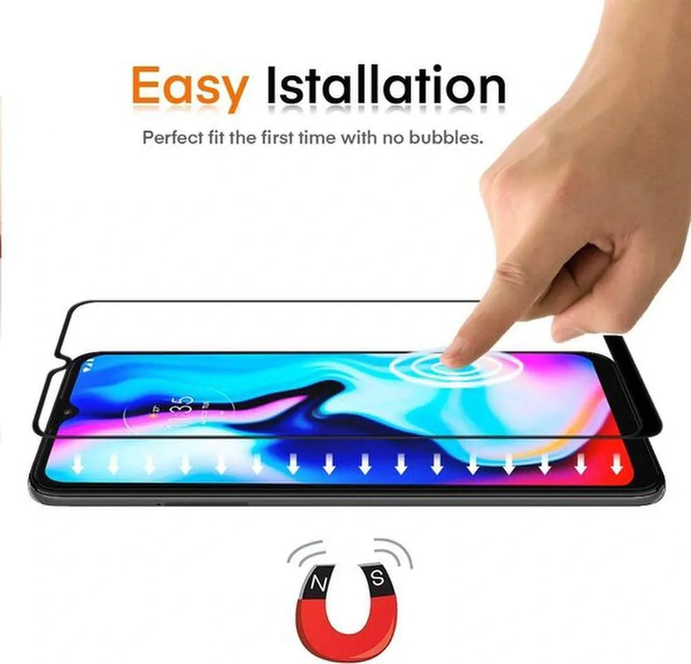 Motorola Moto G50 Screenprotector Full Cover Screenprotector Gehard 9H – Anti-kras – Tempered Glas – 1-Pack-Ilumina Benelux