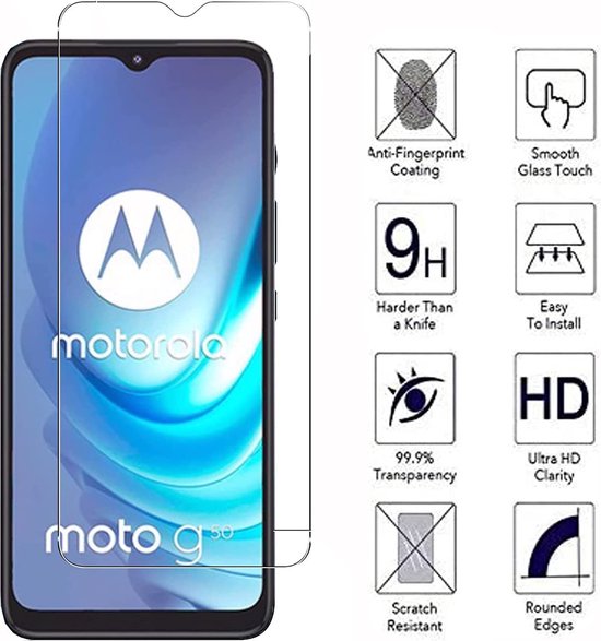 Motorola Moto G50 Screenprotector Gehard 9H – Anti-kras – 1-Pack-Ilumina Benelux