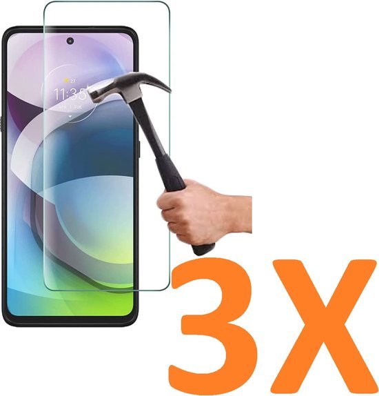 Motorola Moto G51 Screenprotector Gehard 9H – Anti-kras – 3-Pack-Ilumina Benelux