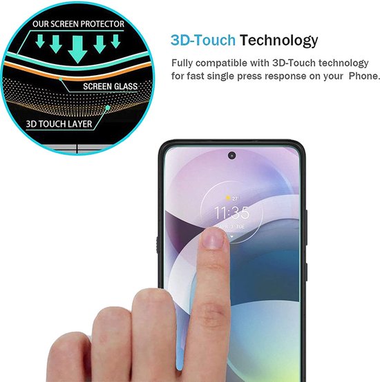 Motorola Moto G51 Screenprotector Gehard 9H – Anti-kras – 5-Pack-Ilumina Benelux