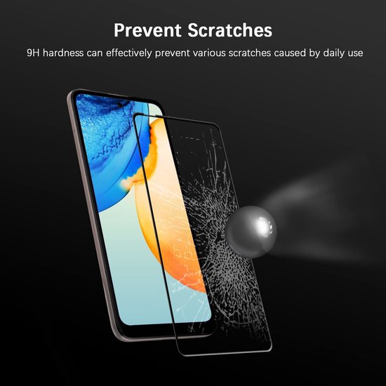 Motorola Moto G52 & Moto G82 Screenprotector Full Cover Screenprotector Gehard 9H – Anti Kras – Tempered Glas – 1-Pack-Ilumina Benelux