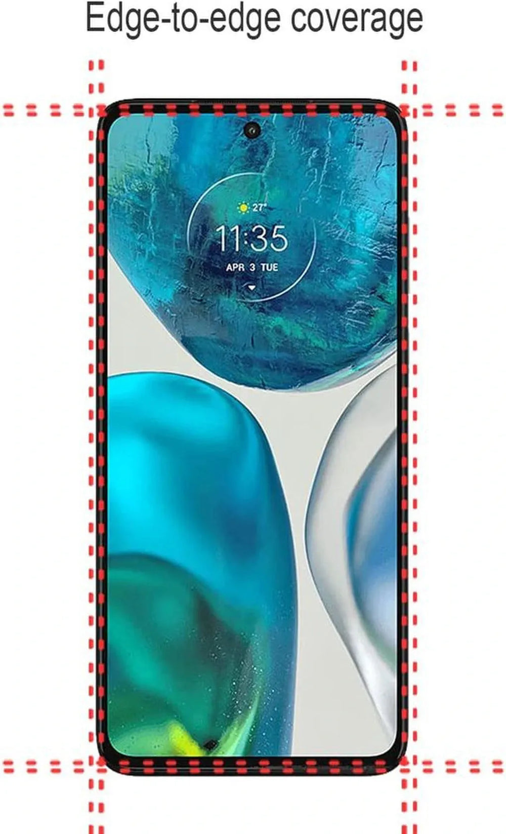 Motorola Moto G52/G82 Screenprotector Full Cover Screenprotector Gehard 9H – 5-Pack-Ilumina Benelux