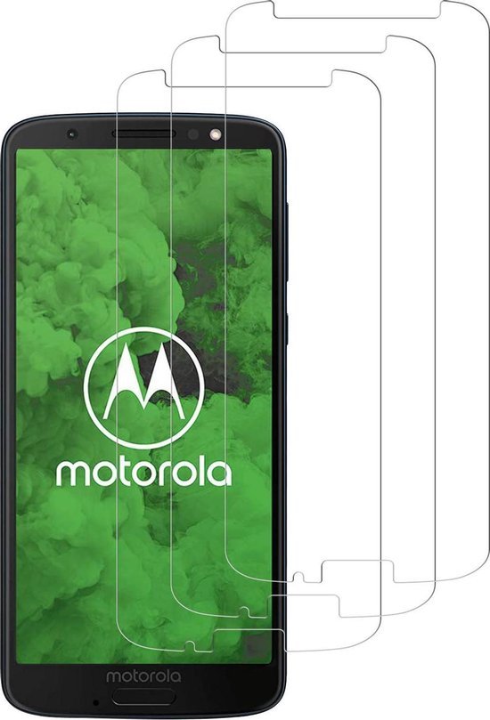 Motorola Moto G6 Plus Screenprotector Gehard 9H – Anti-kras – 3-Pack-Ilumina Benelux