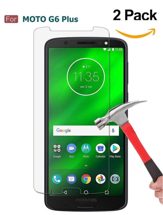 Motorola Moto G6 Screenprotector Gehard 9H – Anti-kras – Tempered Glas – 1-Pack-Ilumina Benelux