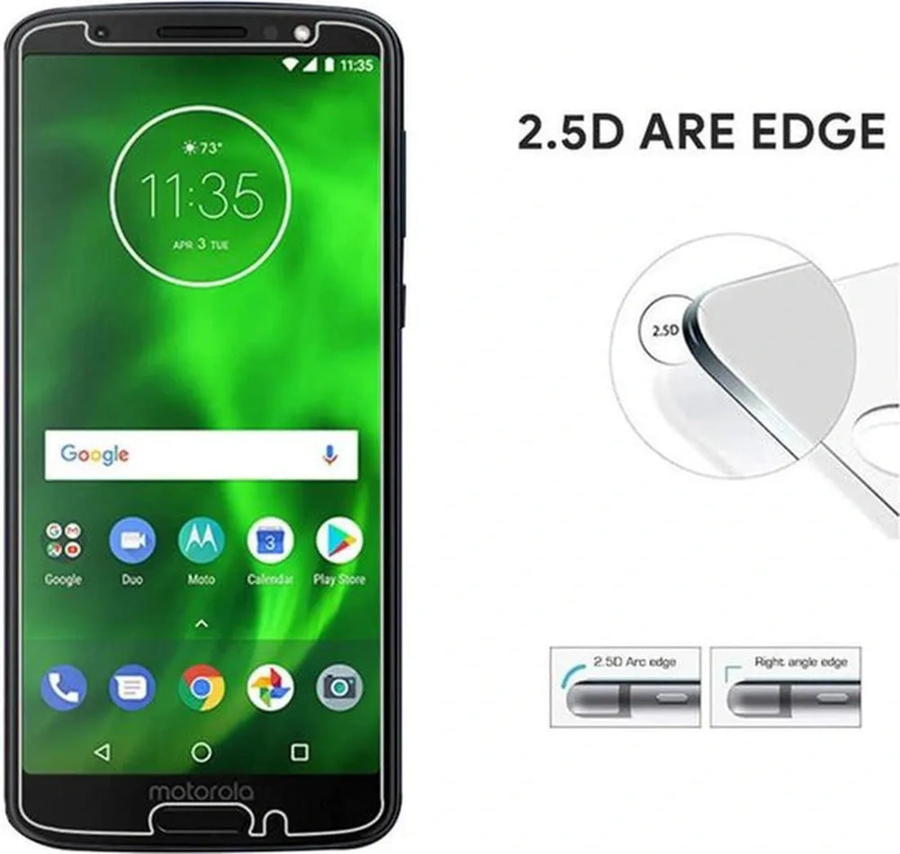 Motorola Moto G6 Screenprotector Gehard 9H – Anti-kras – Tempered Glas – 1-Pack-Ilumina Benelux