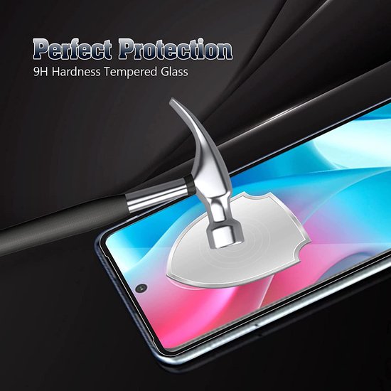 Motorola Moto G60/G60s Screenprotector Full Cover Screenprotector Gehard 9H – Anti-kras – Tempered Glas – 2-Pack-Ilumina Benelux