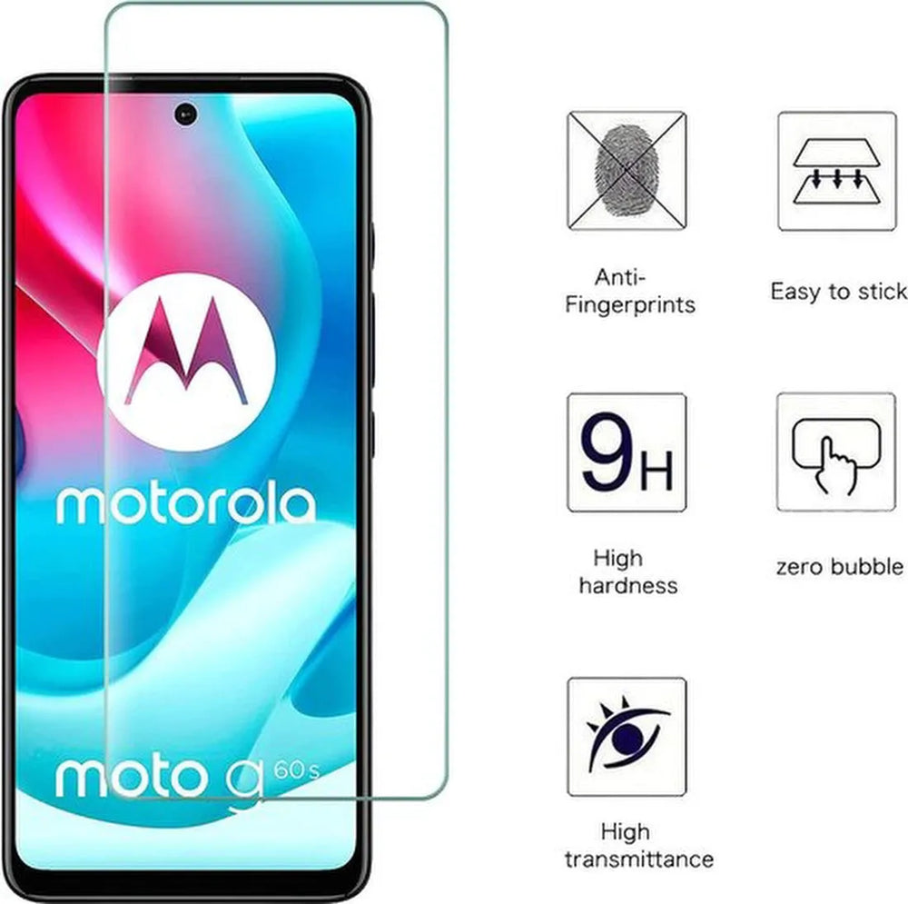 Motorola Moto G60s Screenprotector Gehard 9H – Anti Kras – 2-Pack-Ilumina Benelux