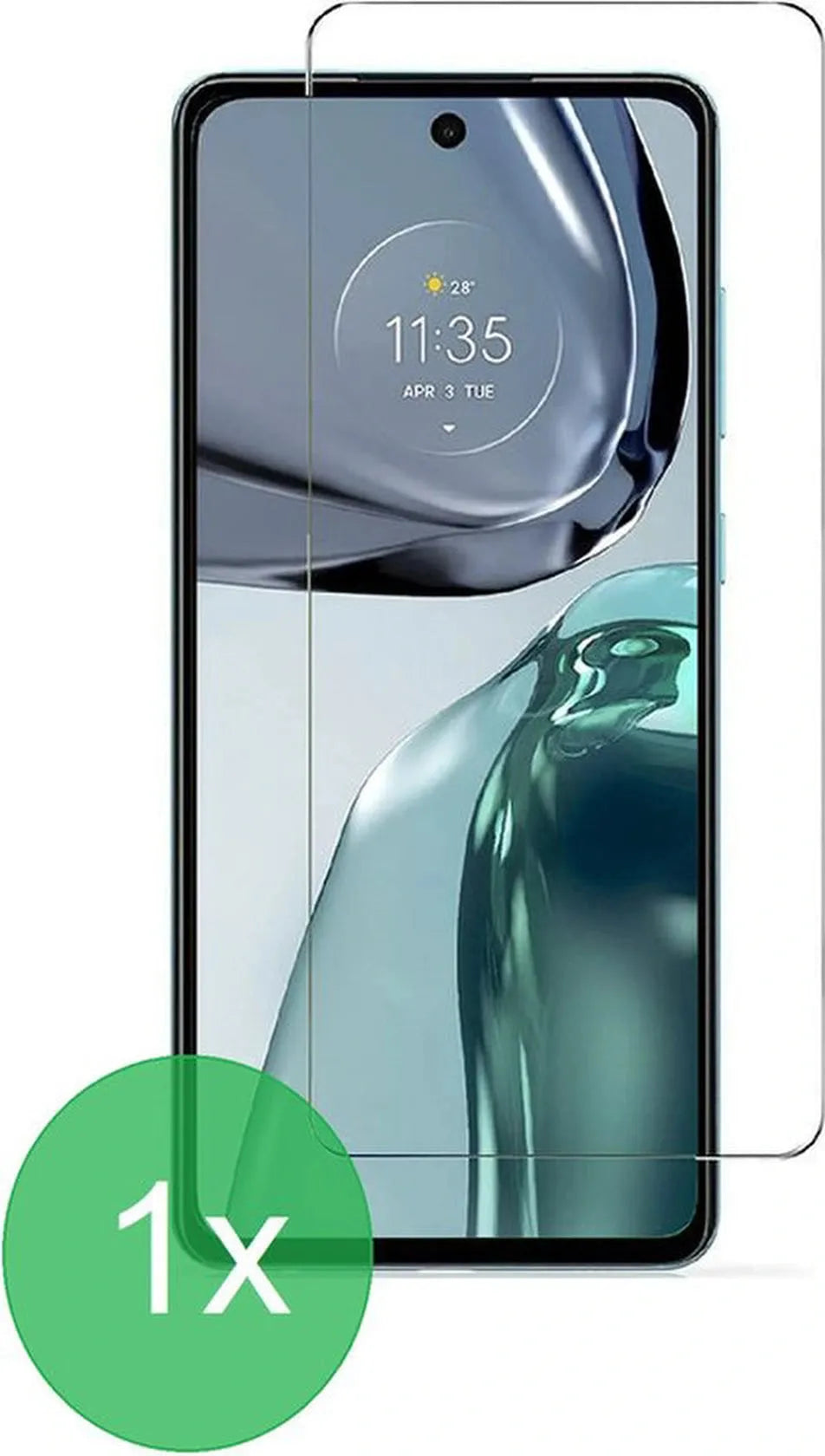 Motorola Moto G62 5G Screenprotector Gehard 9H – Anti-kras – 1-Pack-Ilumina Benelux