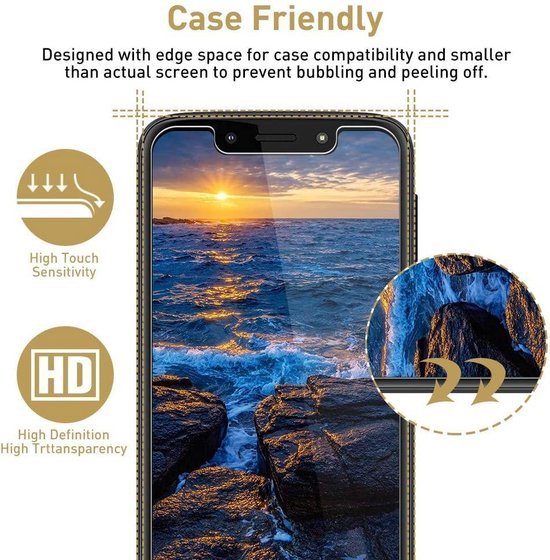 Motorola Moto G7 Play Screenprotector Gehard 9H – Anti-kras – 3-Pack-Ilumina Benelux