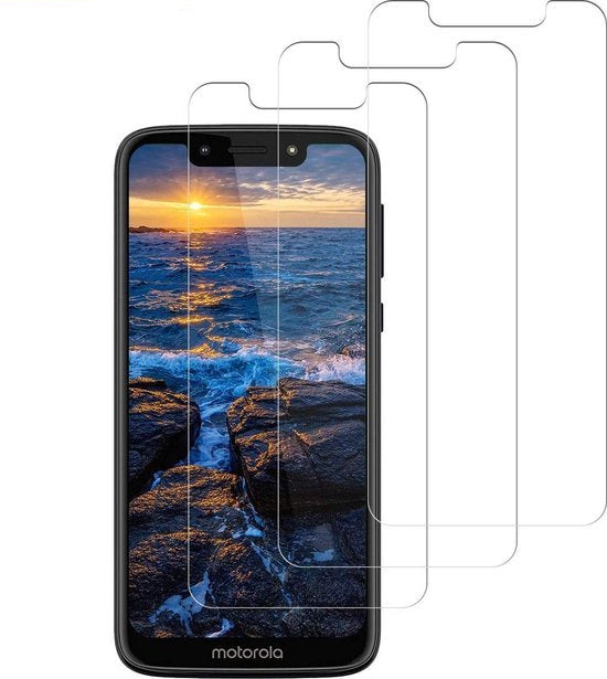 Motorola Moto G7 Play Screenprotector Gehard 9H – Anti-kras – 3-Pack-Ilumina Benelux