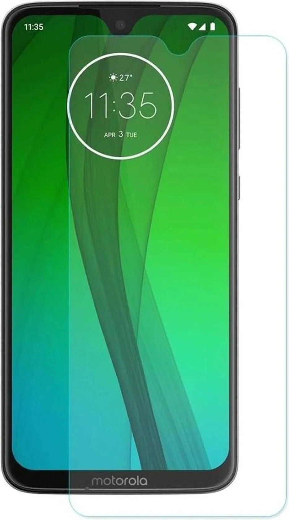 Motorola Moto G7 Plus Screenprotector Gehard 9H – Anti Kras – Tempered Glas – 1-Pack-Ilumina Benelux