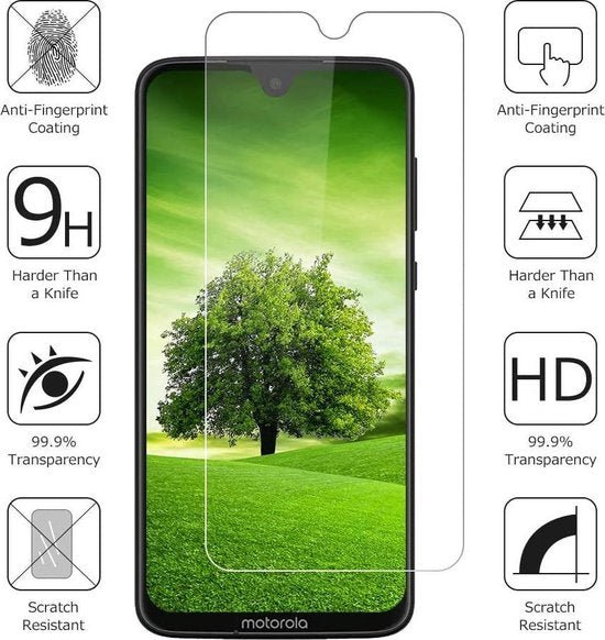 Motorola Moto G7 Plus Screenprotector Gehard 9H – Anti-kras – 2-Pack-Ilumina Benelux