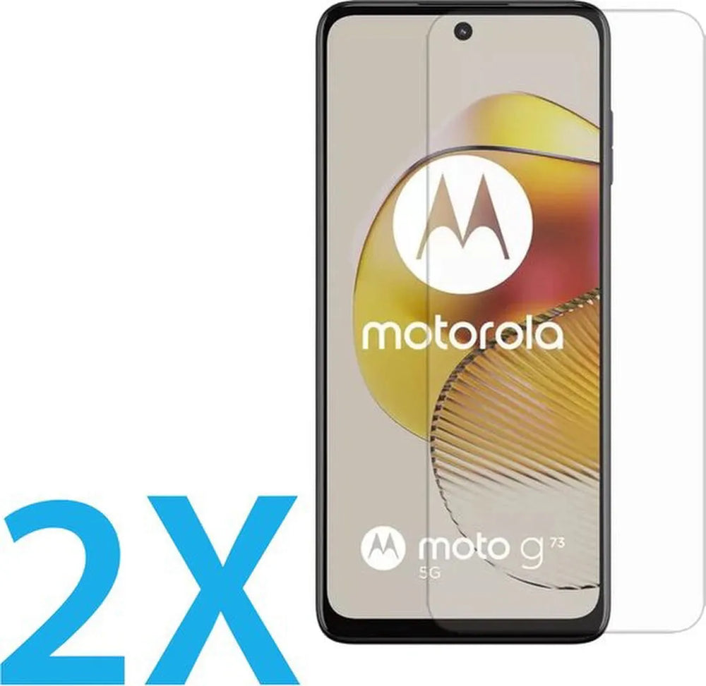 Motorola Moto G73 Screenprotector Gehard 9H – Anti-kras – 2-Pack-Ilumina Benelux