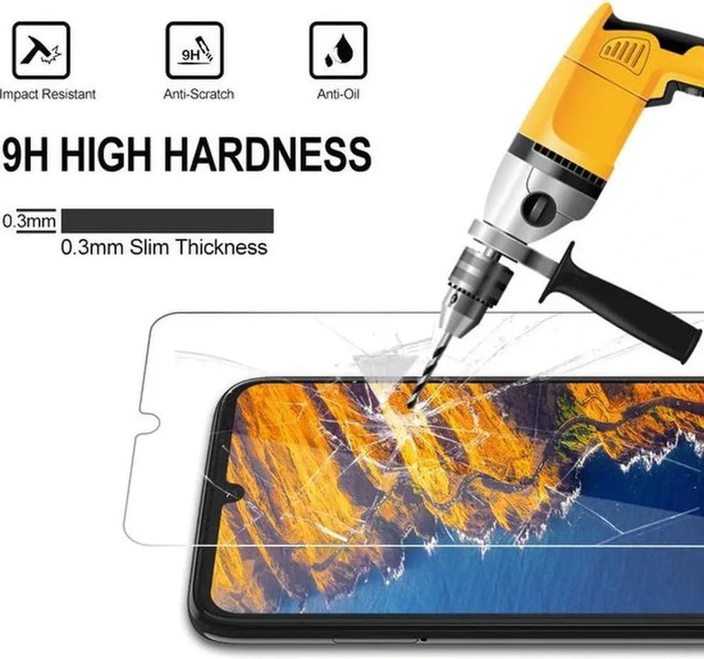 Motorola Moto G8 Play Screenprotector Gehard 9H – Anti-kras – 3-Pack-Ilumina Benelux