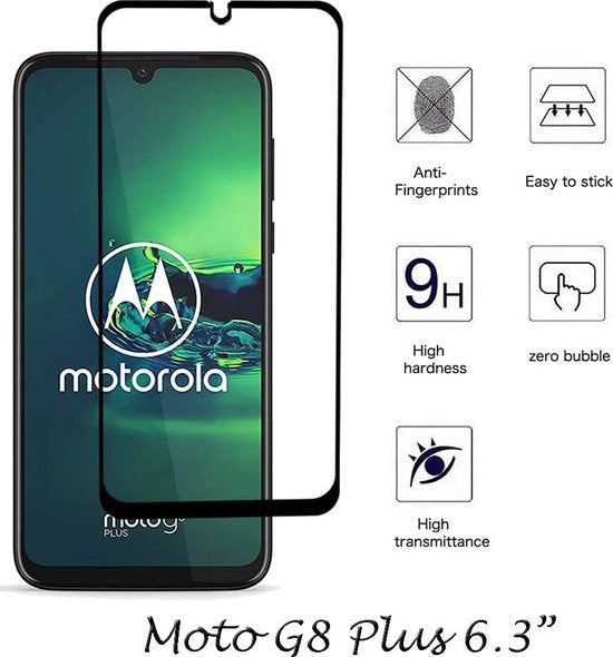 Motorola Moto G8 Plus Screenprotector Gehard 9H – Anti-kras – 2-Pack-Ilumina Benelux