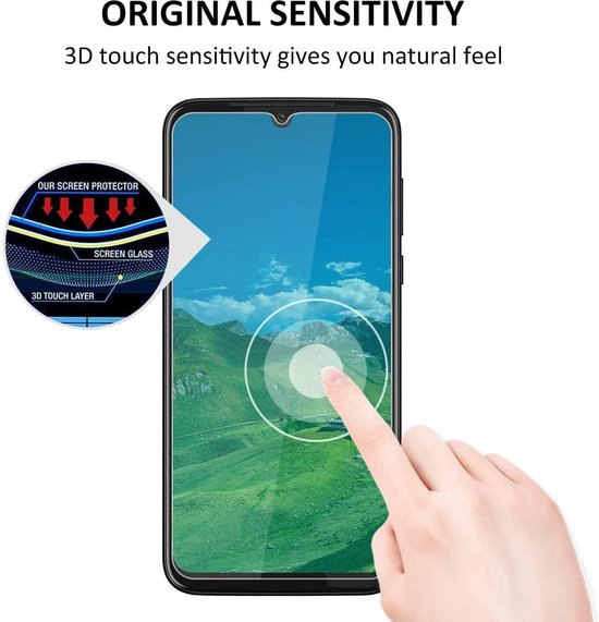 Motorola Moto G8 Plus Screenprotector Gehard 9H – Anti-kras – Tempered Glas – 1-Pack-Ilumina Benelux
