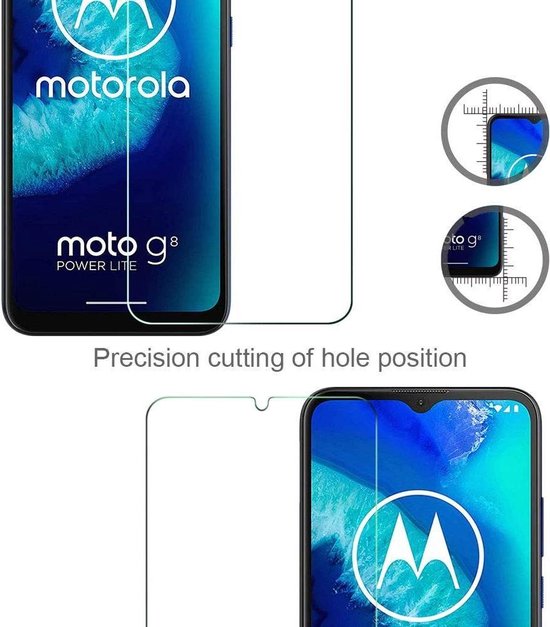 Motorola Moto G8 Power Lite Screenprotector Gehard 9H – Anti-kras – 2-Pack-Ilumina Benelux