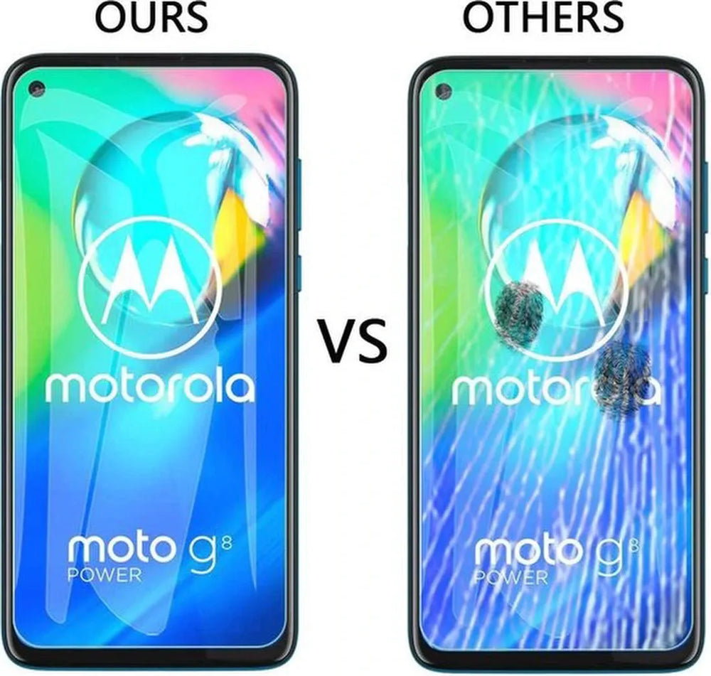 Motorola Moto G8 Power Screenprotector Gehard 9H – Anti-kras – 1-Pack-Ilumina Benelux