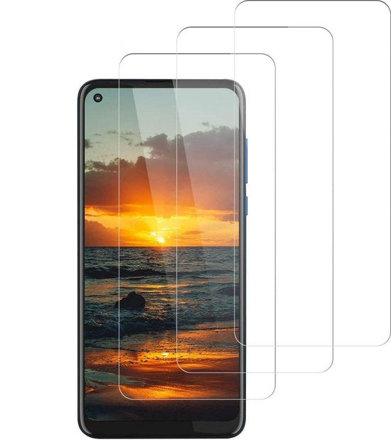 Motorola Moto G8 Power Screenprotector Gehard 9H – Anti-kras – 3-Pack Tempered Glas-Ilumina Benelux