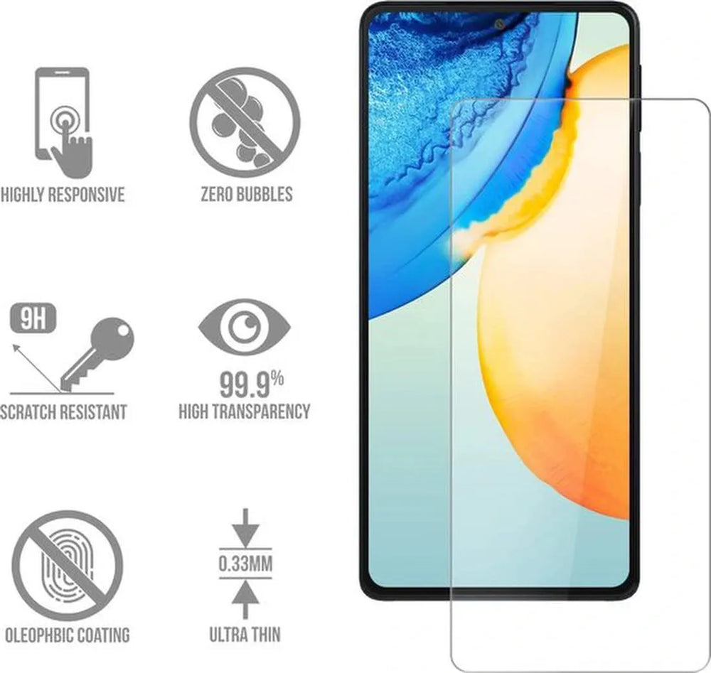 Motorola Moto G82 – 9H Gehard Glas – Anti-kras – 5-Pack-Ilumina Benelux