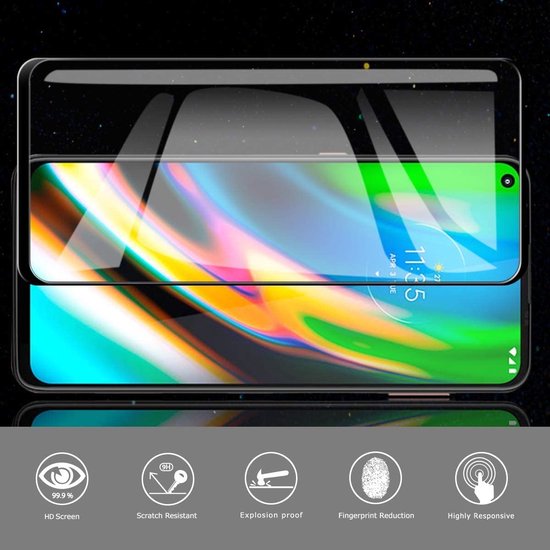 Motorola Moto G9 Plus Screenprotector Gehard 9H – Anti-kras – 3-Pack-Ilumina Benelux