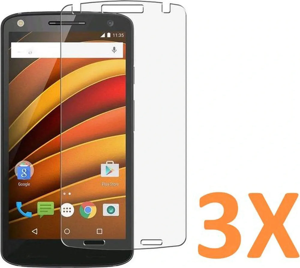 Motorola Moto X Force Screenprotector Gehard 9H – Anti Kras – 3-Pack-Ilumina Benelux