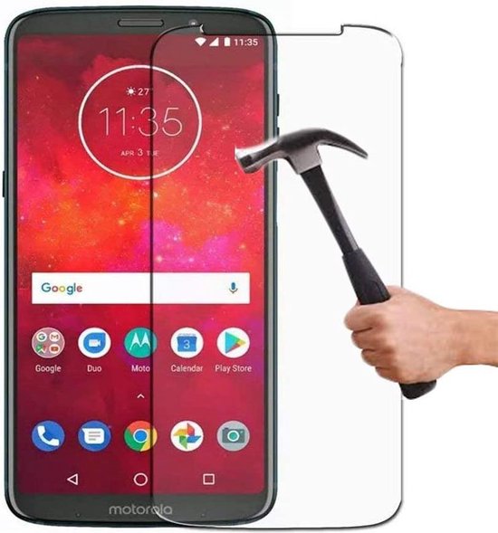 Motorola Moto Z3 Play Screenprotector Gehard 9H – Anti-kras – Tempered Glas – 1-Pack-Ilumina Benelux