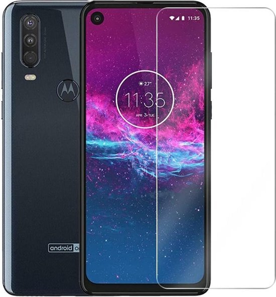 Motorola One Action Screenprotector Gehard 9H – Anti-kras – 2-Pack-Ilumina Benelux