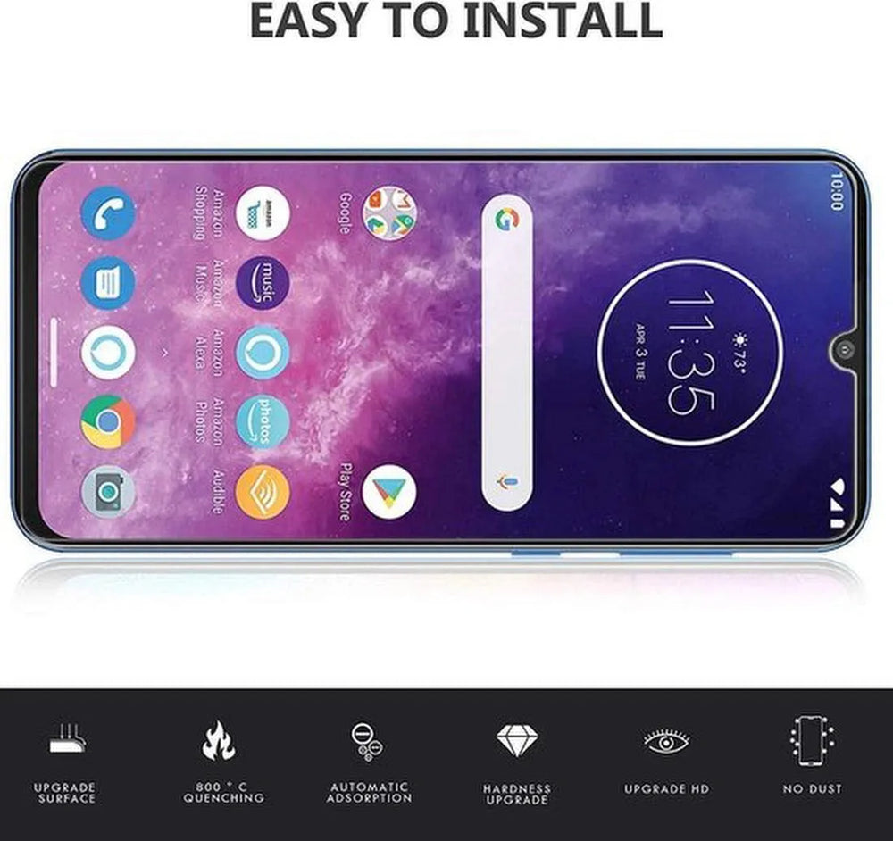 Motorola One Zoom Screenprotector Gehard 9H – Anti-kras – 3-Pack-Ilumina Benelux