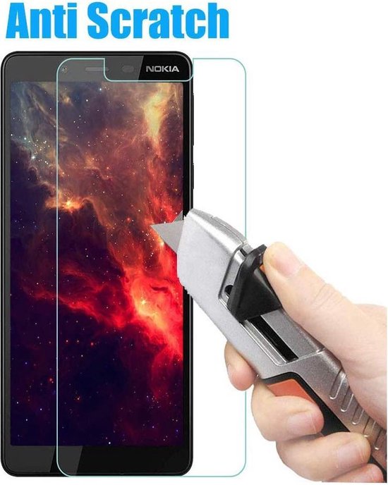 Nokia 1 Plus Screenprotector Gehard 9H – Anti-kras – 2-Pack-Ilumina Benelux