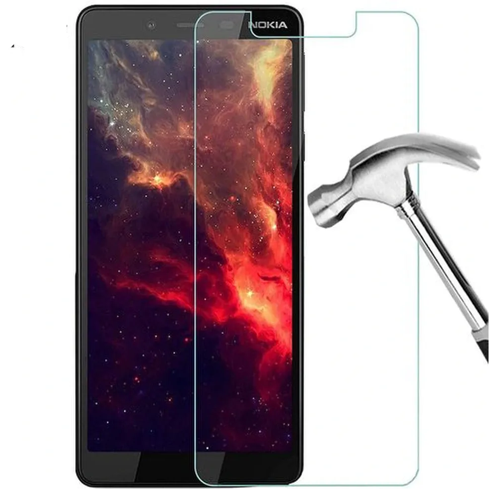 Nokia 1 Plus Screenprotector Gehard 9H – Anti-kras – 2-Pack-Ilumina Benelux