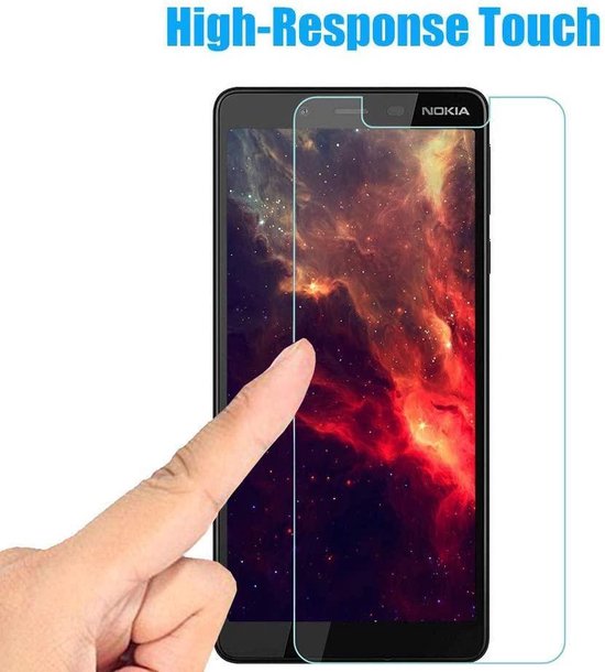 Nokia 1 Plus Screenprotector Gehard 9H – Anti-kras – 3-Pack-Ilumina Benelux