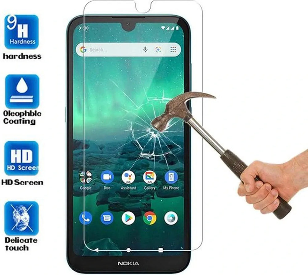 Nokia 1.3 Screenprotector Gehard 9H – Anti-kras – 1-Pack-Ilumina Benelux