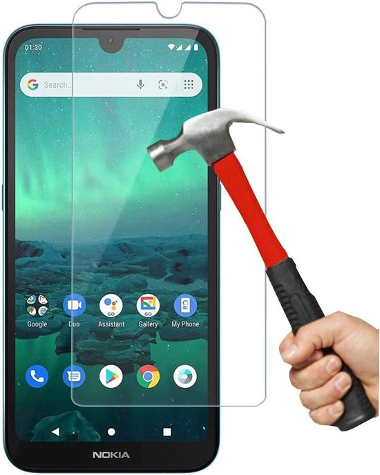 Nokia 1.3 Screenprotector Gehard 9H – Anti-kras – 3-Pack-Ilumina Benelux