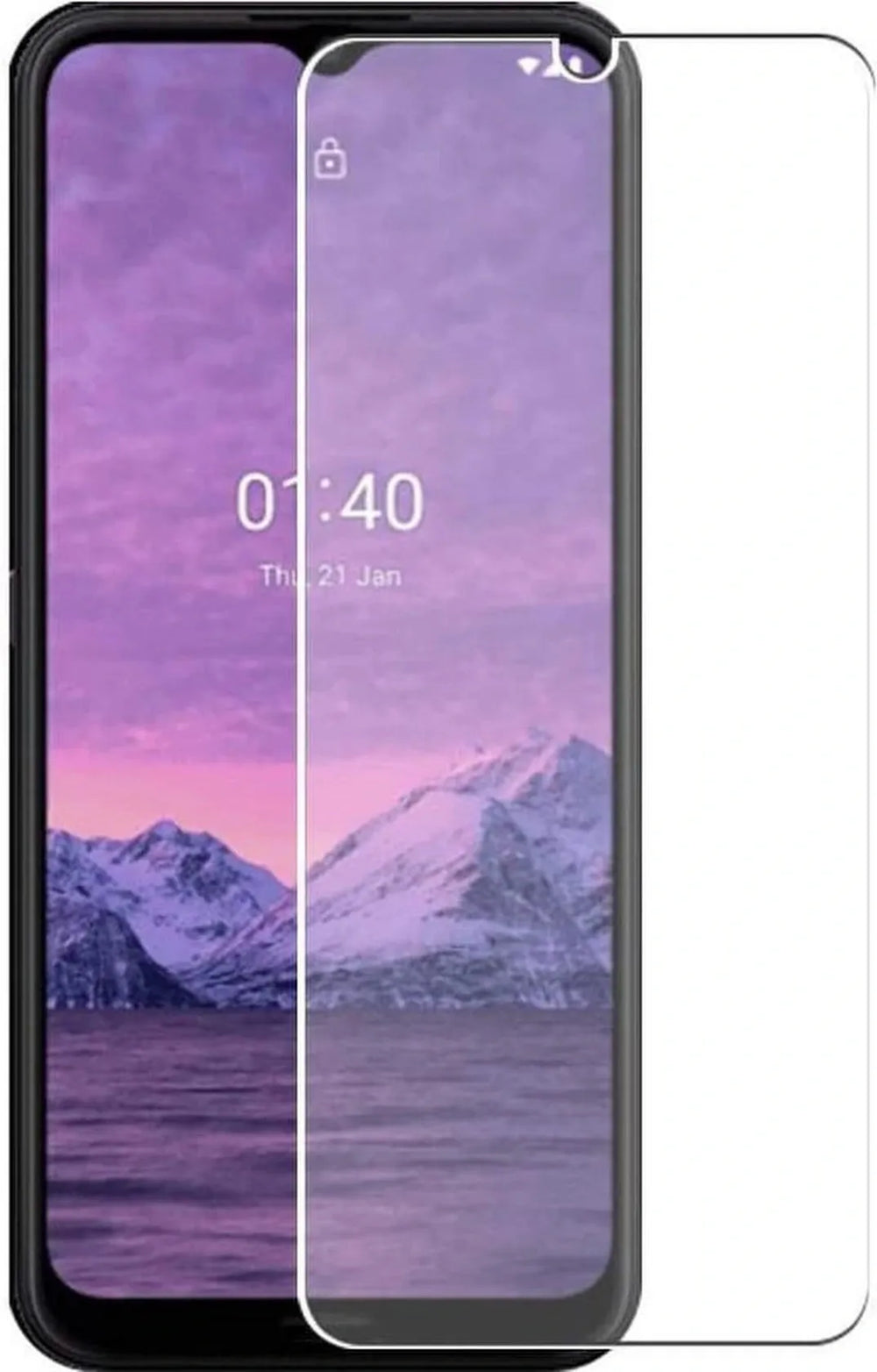 Nokia 1.4 – 9H Gehard Glas – Anti-Kras – 5-Pack-Ilumina Benelux