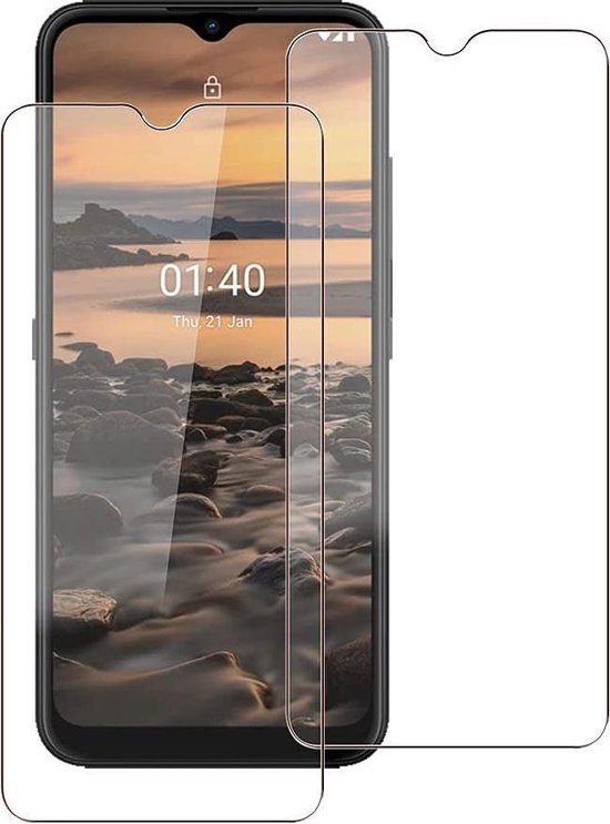 Nokia 1.4 – 9H Gehard Glas – Anti-kras – 2-Pack Tempered Glas-Ilumina Benelux