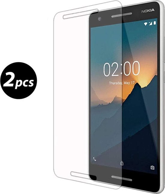 Nokia 2.1 Screenprotector Gehard 9H – Anti-kras – 2-Pack-Ilumina Benelux